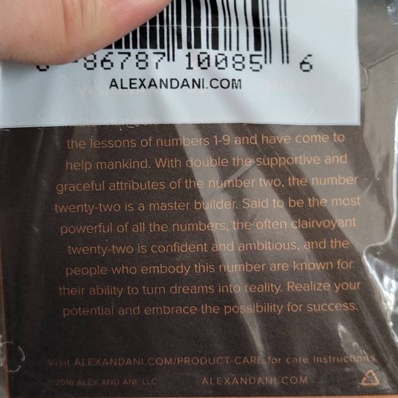 Alex and Ani numerology number 22 charm bracelet - Picture 4 of 5